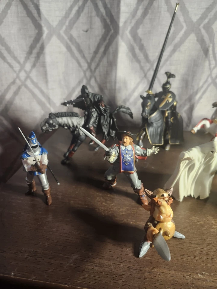 Papo Knights, Warriors, and Fantasy Figures Lot (13 Total) Late 1990s to 2000s - Image 3 of 4