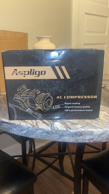Aspligo AC Compressor (ASP-C0442113-4) Replacement for Ford. 