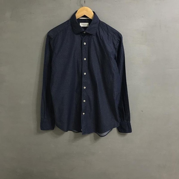Men Tintoria Mattei Shirt Navy Cotton 40 /L / 48
