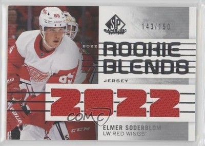 2022-23 SP Game Used Edition Rookie Blends Jersey 143/150 Elmer Soderblom RC 7m7