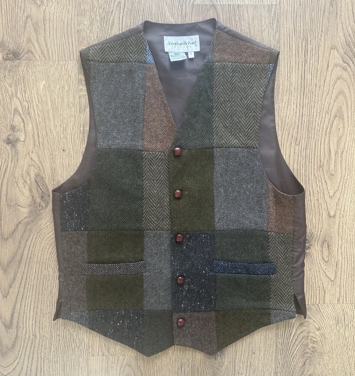 Jonathan Richard Ireland - Patchwork Wool Vest (S… - image 1
