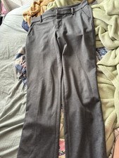 Liverpool Los Angeles Kelsey Knit Trouser Steel Grey Marl Pants LM5084ZX Size 8