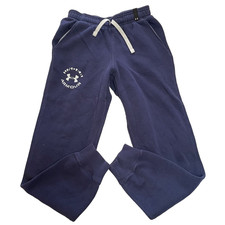 Under Armour Joggers Boys Youth Medium M 10 12 Navy Blue Rival Fleece Sweatpants