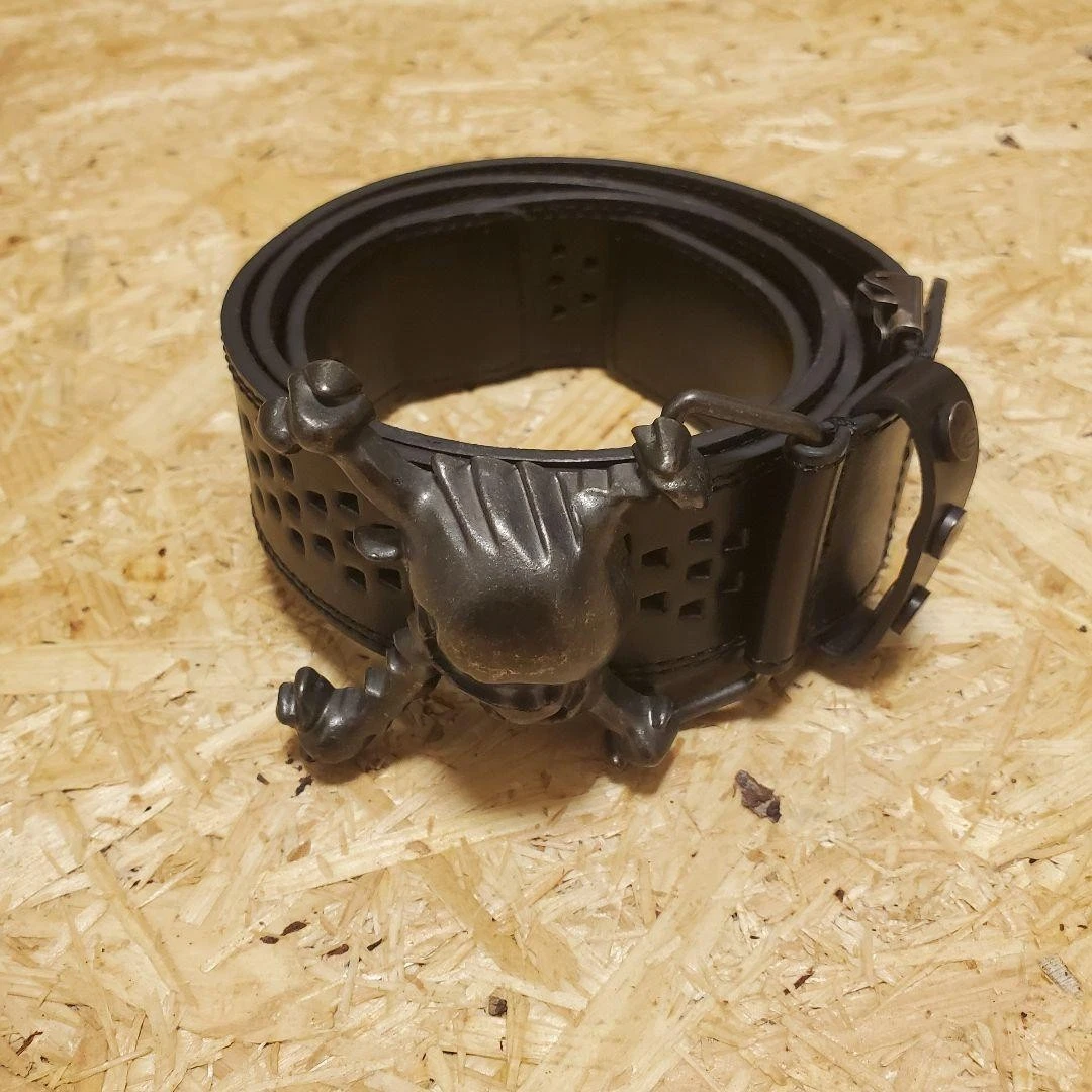 Oakley Leather Skull Belts for Men for sale | eBay