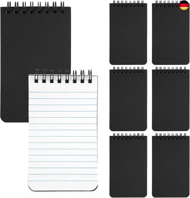 8 Pcs Mini Notizblock Klein,Kleines Notizbuch Spirale A7 Cm,Pocket Notebook