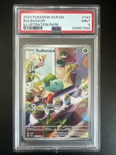 Pokémon Bulbasaur Illustration Rare Holo Stellar Crown 143/142 English PSA 9 on eBay