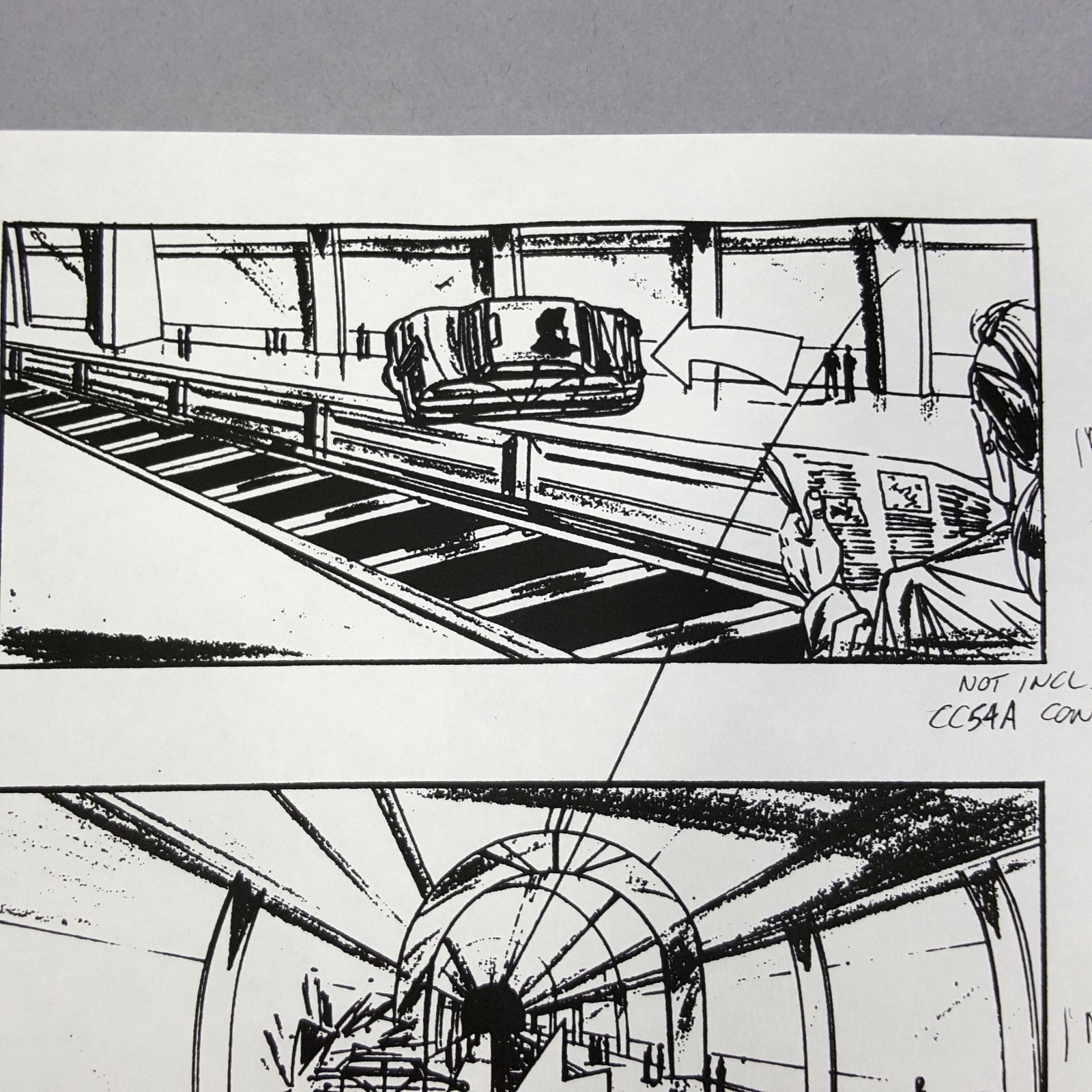 Image 5 of The Fifth Element - Production Used Storyboard, Cab Chase 174-176 , COA