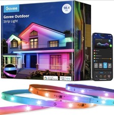 Govee Outdoor Strip Light 98.4ft RGBIC Waterproof Smart LED, Alexa 2