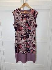 Tory Burch 100% Silk Dress Slip, Floral Animal Print Size 12