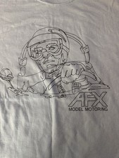 Rare AFX Aurora Slot Car Oil Graphics T-Shirt Size XL
