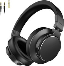 Over Ear Bluetooth Headphones, Studio Monitor  Mixing DJ Headphones Wireless wi
