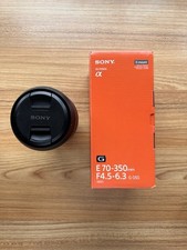 Sony E 70-350mm F4.5-6.3 G OSS Lens SEL70350G MINT Condition Boxed