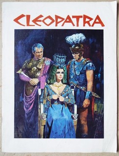Cleopatra 1963 Elizabeth Taylor Richard Burton Rex Harrison Souvenir Brochure