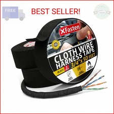 XFasten Wire Harness Tape, 3/4-Inch x 50-Foot 3-Pack , High Temp Wiring Loom Ha