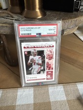 CJ Stroud 2023 Panini Chronicles RC PSA 10