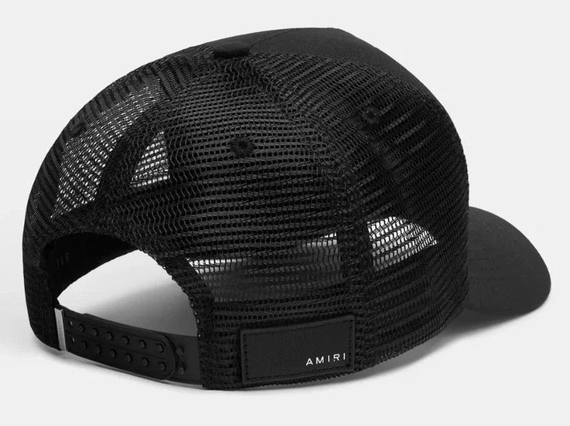 SOMBRERO NEGRO AMIRI ARTS DISTRICT TRUCKER AUTÉNTICO NUEVO TALLA ÚNICA Foto 3 de 4