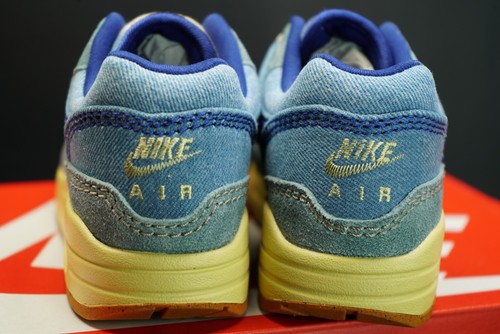 Nike Air Max 1 Premium PRM Dirty Denim Zapatos DV3050 300 Azul Real Varios Tamaños - Imagen 16 de 16