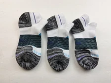 Bombas Hex-Tec Athletic Ankle Socks Lot Of 3 Pairs Size L