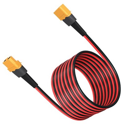 10 AWG XT60 to XT60 Female to Male Connector Solar Extension Charging Cable 1M