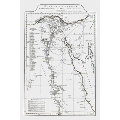 Historic Map - Egypt Ancient - D'Anville 1799 - Vintage Wall Art