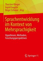 Sprachentwicklung Im Kontext Von Mehrsprachigkeit Birger Schnoor
