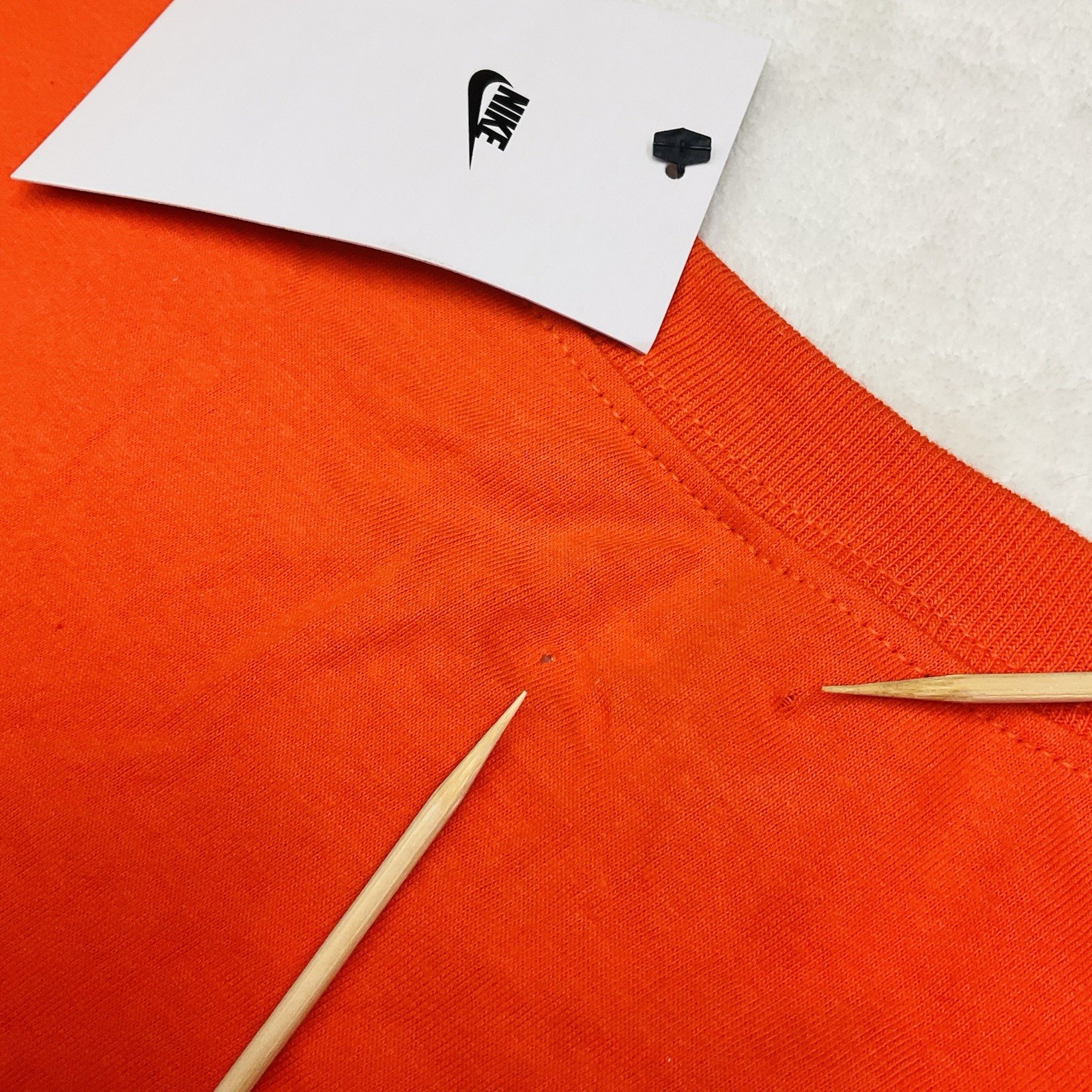 NWT NIKE 90s Classic Orange JUST DO IT Swoosh Logo Long Sleeve T-Shirt Mens XXL thumbnail 6