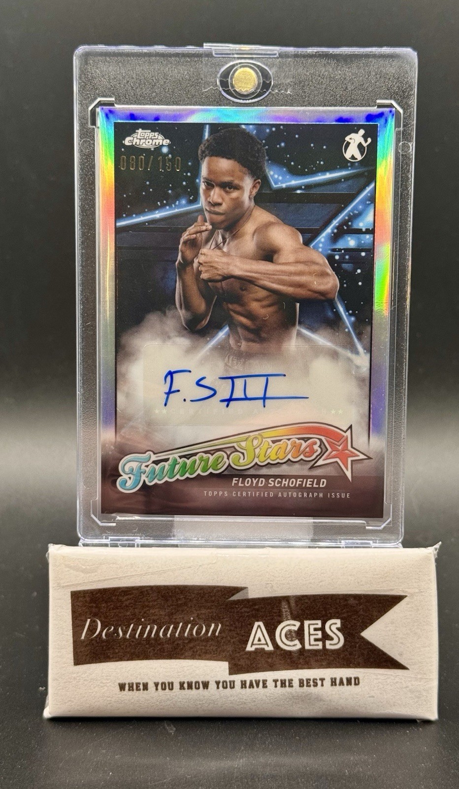 2024 Topps Chrome Boxing Floyd Schofield Future Stars Refractor Autograph /150