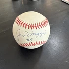 Joe Dimaggio Signed Authentic American League Autograph Baseball $RARE$ Yankees
