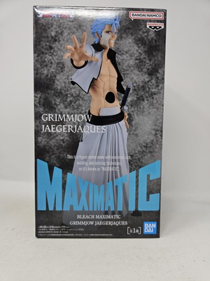 #ad Banpresto Bleach Maximatic Grimmjow Jaegerjaques Anime PVC Figure New Boxed $34.99