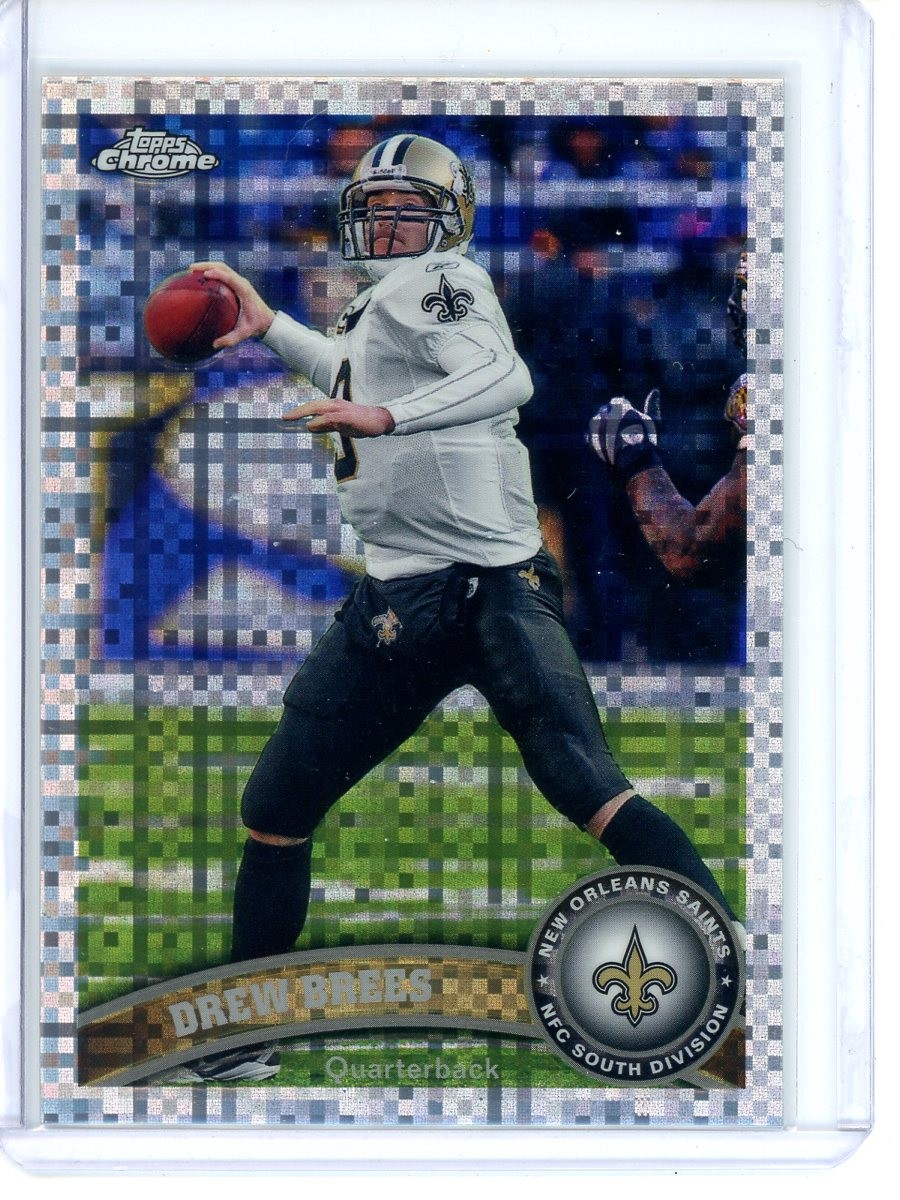 Drew Brees Xfractors 2011 Topps Chrome #130