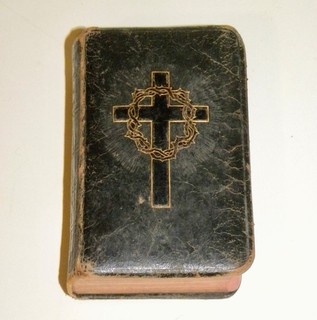 Antique Mini Pocket KEY OF HEAVEN Catholic Prayer Book (4”) Age Unknown