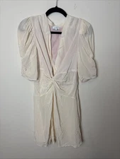 Rhode Leanna Dress in Cream, Size S, $525 Retail, NWOT, 847