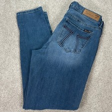 Seven7 Est 1969 Denim Jeans Womens Size 10 Skinny Fit Dark Wash Casual