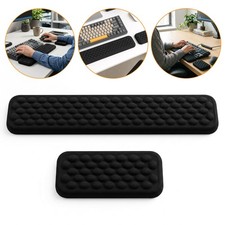 Keyboard Mouse Wrist Rest Set Support Cushion Non Slip Memory Foam for Computer