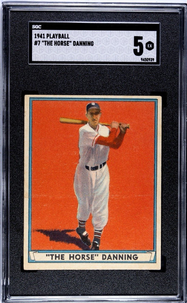 1941 Play Ball Harry “The Horse” Danning SGC 5 #7