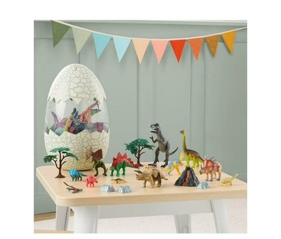 Dino Egg Surprise Bucket   60-Piece Prehistoric Fun