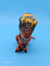 Fingerlings Dinosaur Blaze Untamed Raptor Interactive Velociraptor Orange used