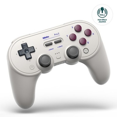 8BitDo PRO 2 Gamepad Hall-Effekt Technologie, Bluetooth USB-C, programmierbar,