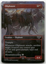Oliphaunt (Borderless) #426 (Foil) (NM) Lord of the Rings LTR Magic MTG