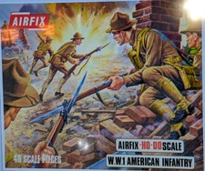  SALE LOT: WW1 Airfix American Infantry 29x minis 1/72 No BOX USED
