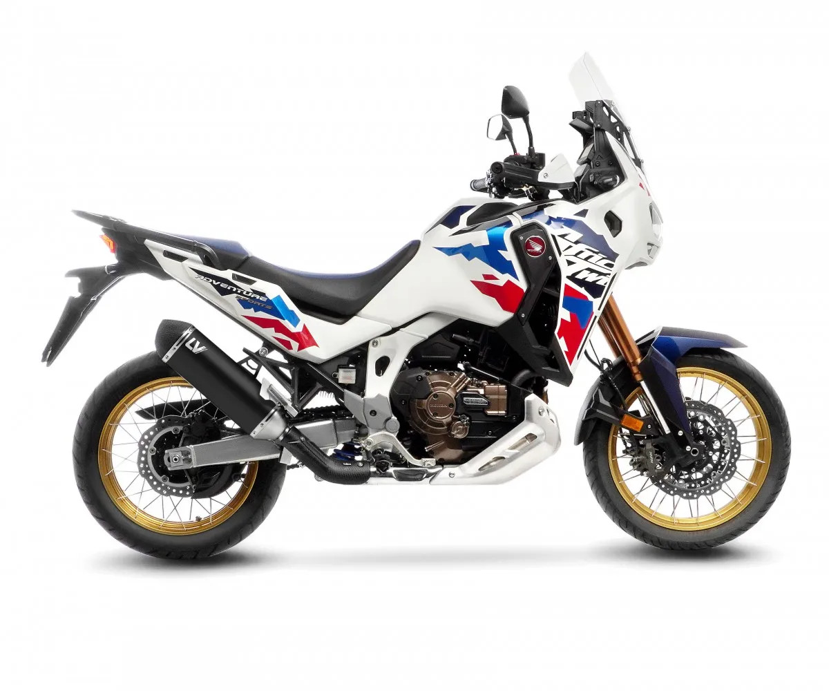 LeoVince Muffler exhaust Appr BLACK E5+ HONDA CRF 1100L AFRICA/ADV/DCT 2024 2026