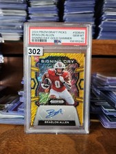 2024 Prizm Draft Picks - Signing Day Braelon Allen FOTL Gold Shimmer Prizm /15