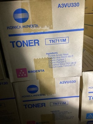 Konica Minolta TN711M Magenta Toner Cartridge. OEM A3VU330