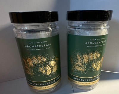 Bath & Body Works Aromatherapy Eucalyptus & Spearment Shower Steamers x2 New