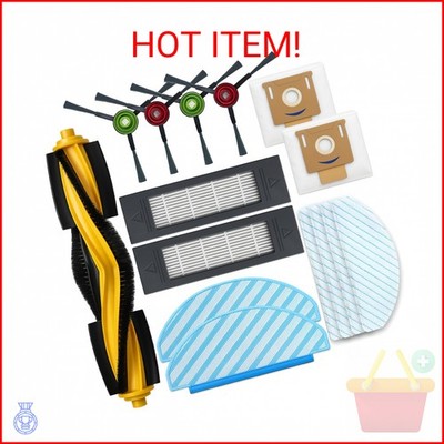 DVX34 Accessories Kit for Yeedi Vac 2 Pro/Vac/Vac Max/Vac Station Robot Vacuum R