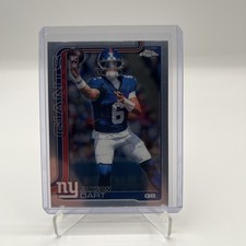 2025 Topps Chrome Football Jackson Dart Rookie #306 Base Giants RC