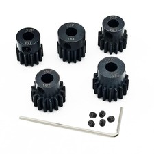 5-Pack Steel Metal 32P 5Mm Pinion Motor Gear Sets 17T 18T 19T 20T 21T
