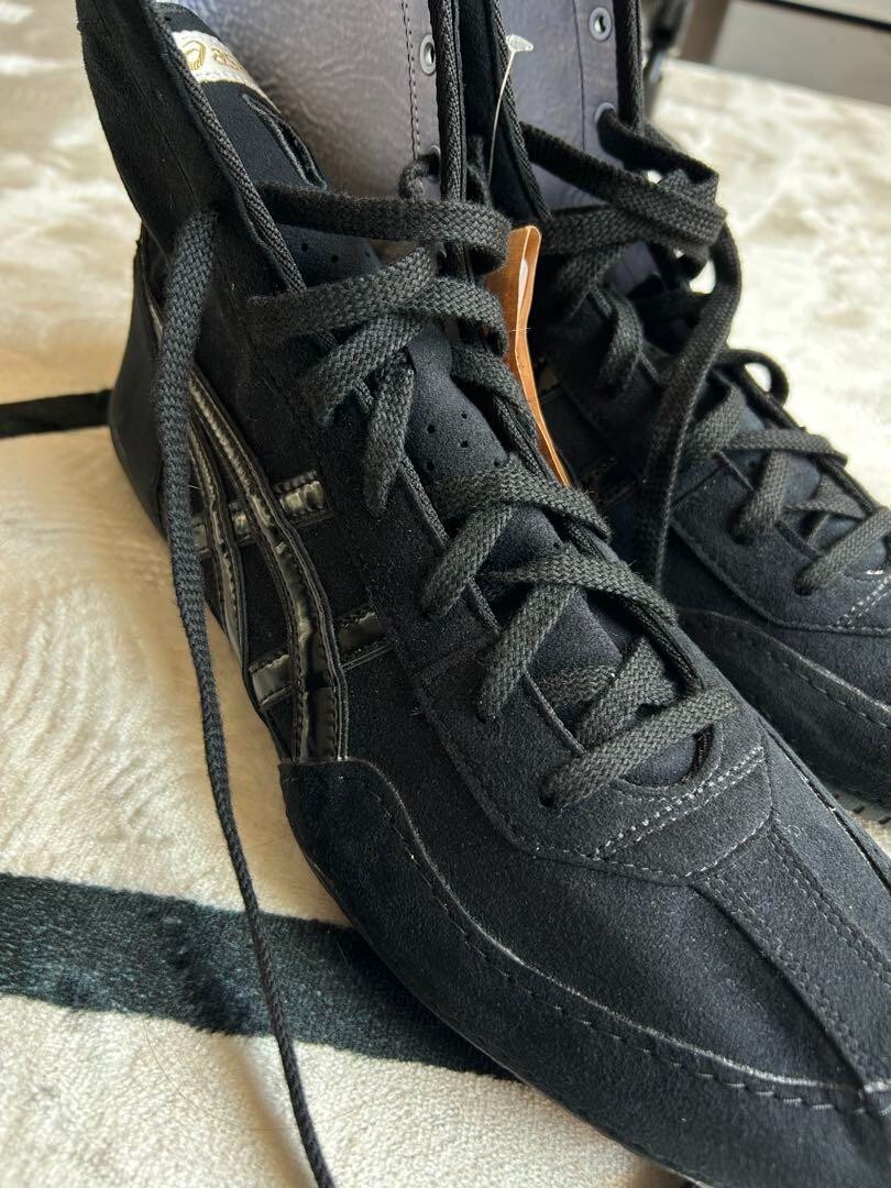 ASICS PRIME ATTACK Wrestling Shoes 1083A001 boxing Color Black