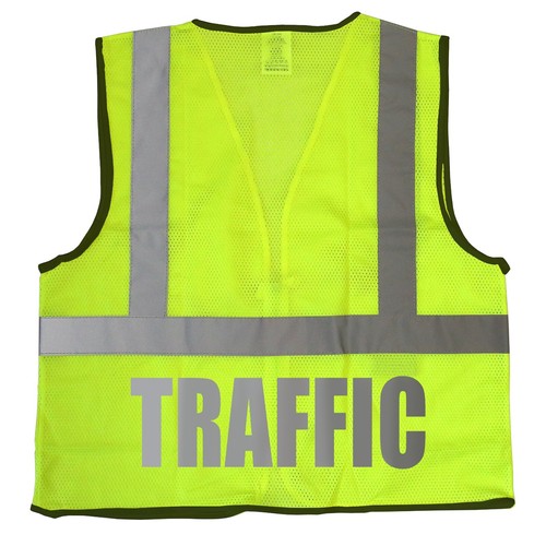 Traffic Staff Sicherheitsweste mit REFLEKTIERENDEM Design, Warnweste - Bild 6 von 12