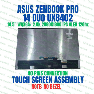 ASUS Zenbook Pro 14 Duo UX8402 Touch Top Assembly 14.5'' OLED 2880X1800 blacK